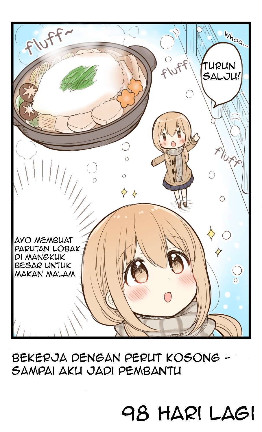 100 Nichigo ni Kuufuku de Taore Maid ni Naru Onna no Ko Chapter 2 Bahasa Indonesia