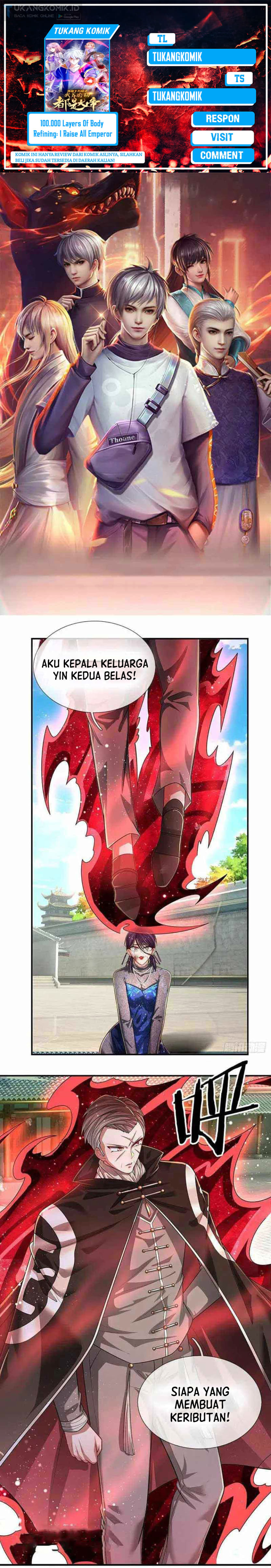 100.000 Layers Of Body Refining: I Raise All Emperor chapter 261