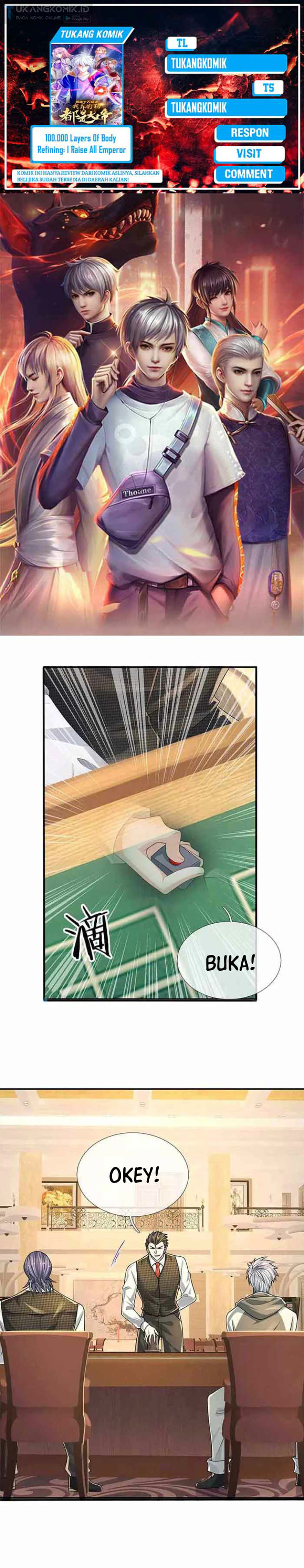 100.000 Layers Of Body Refining: I Raise All Emperor Chapter 291 Bahasa Indonesia