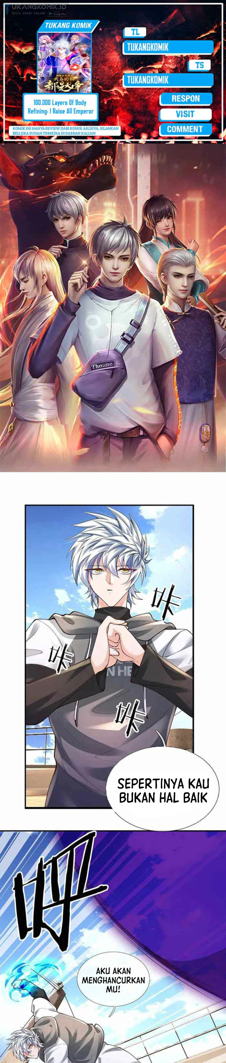 100.000 Layers Of Body Refining: I Raise All Emperor chapter 297