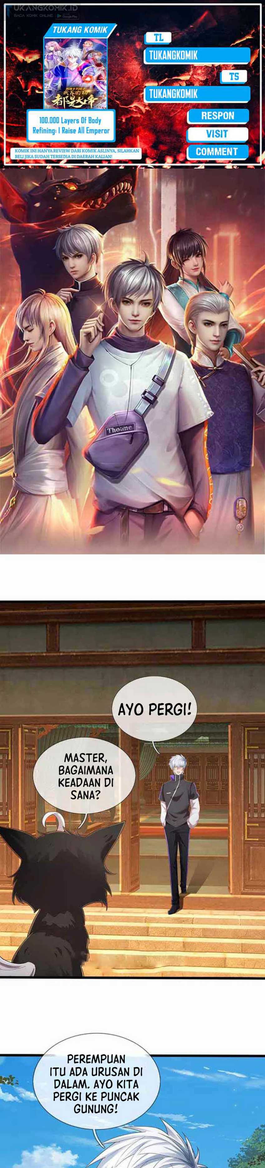 100.000 Layers Of Body Refining: I Raise All Emperor Chapter 350 Bahasa Indonesia