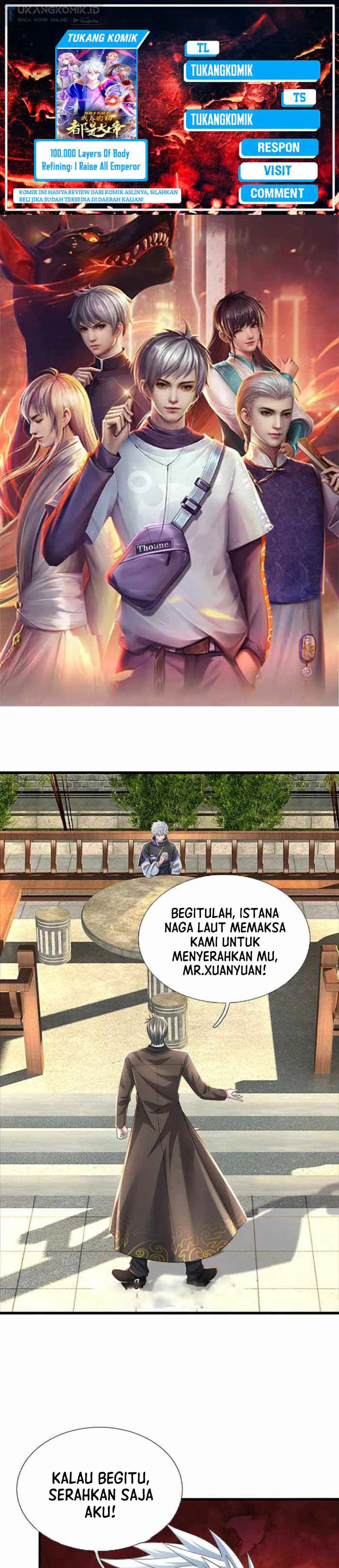 100.000 Layers Of Body Refining: I Raise All Emperor chapter 354