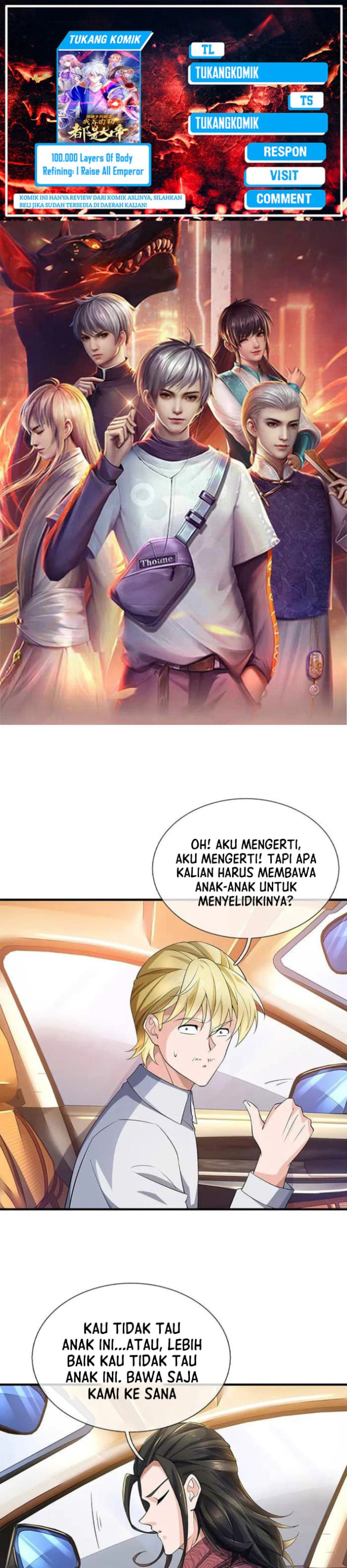 100.000 Layers Of Body Refining: I Raise All Emperor chapter 380