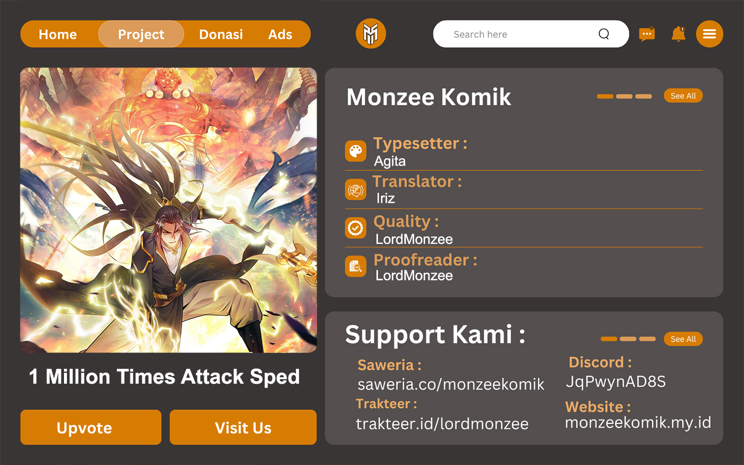 1 Million Times Attack Speed Chapter 29 Bahasa Indonesia