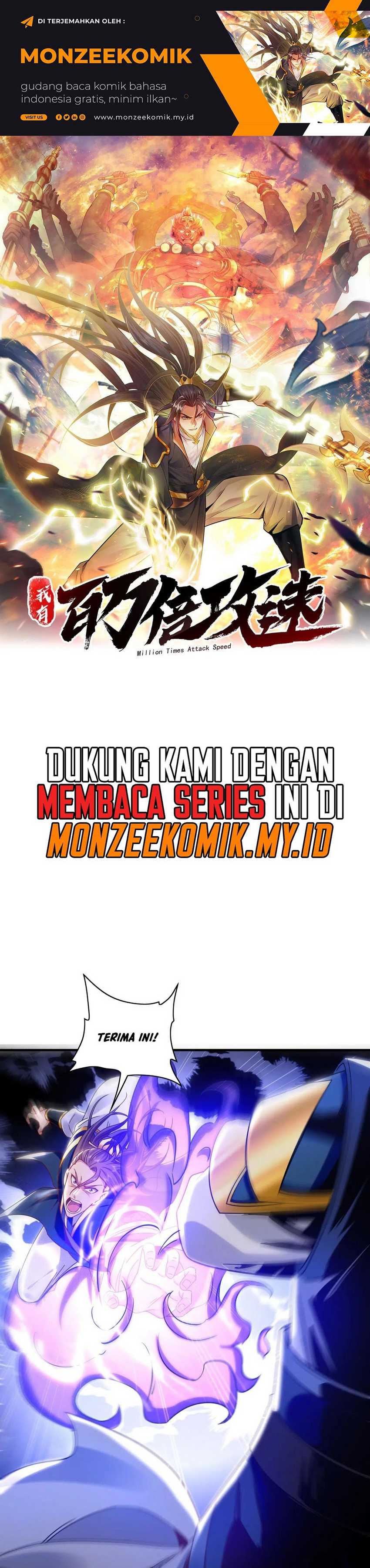 1 Million Times Attack Speed Chapter 88 Bahasa Indonesia