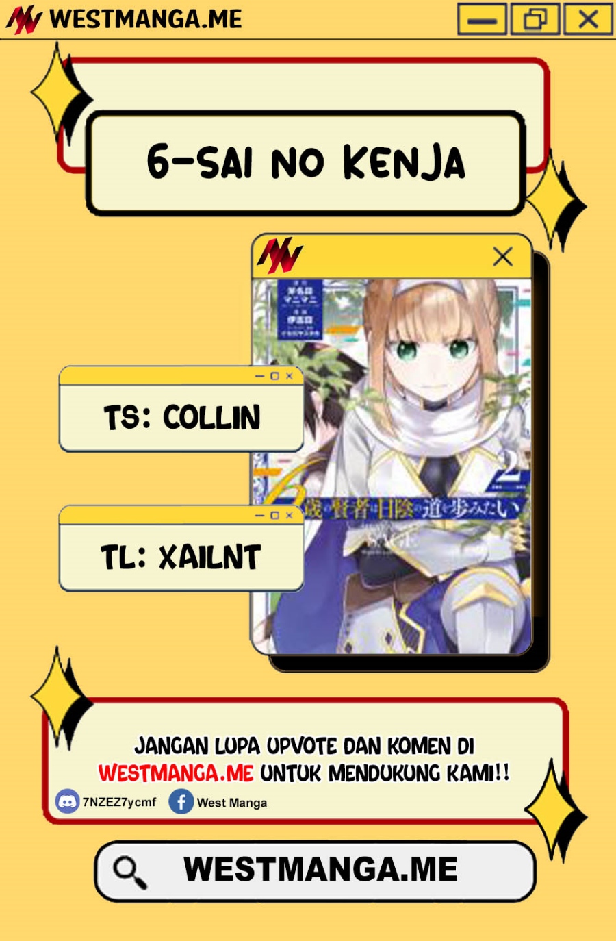 6-sai no Kenja wa Hikage no Michi wo Ayumitai Chapter 18 Bahasa Indonesia