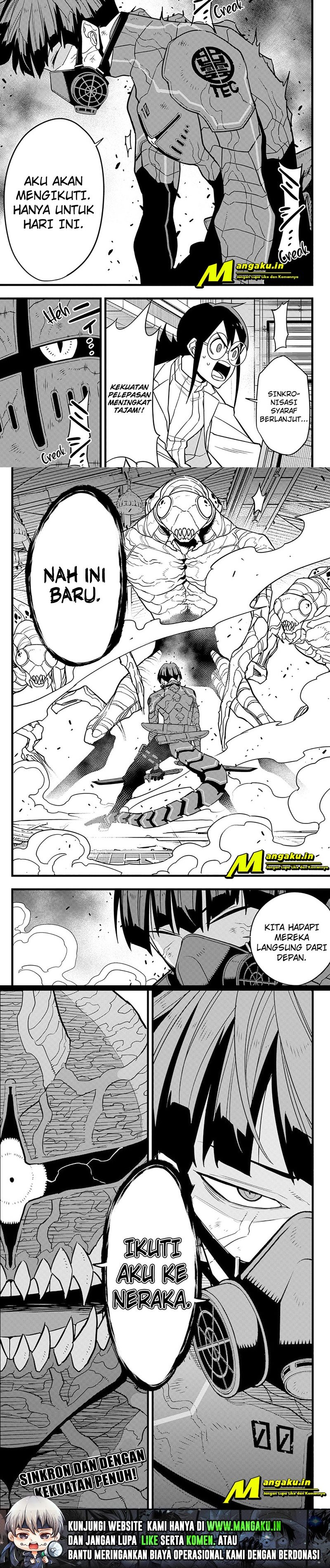 8Kaijuu Chapter 73 Bahasa Indonesia
