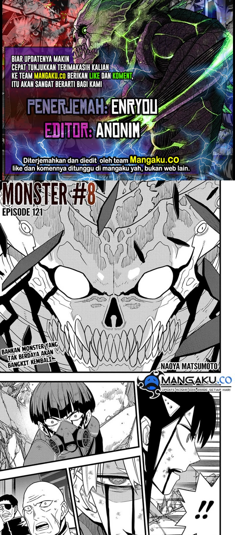 Dilarang COPAS - situs resmi www.mangacanblog.com - Komik 8kaijuu 121 - chapter 121 122 Indonesia 8kaijuu 121 - chapter 121 Terbaru 0|Baca Manga Komik Indonesia|Mangacan