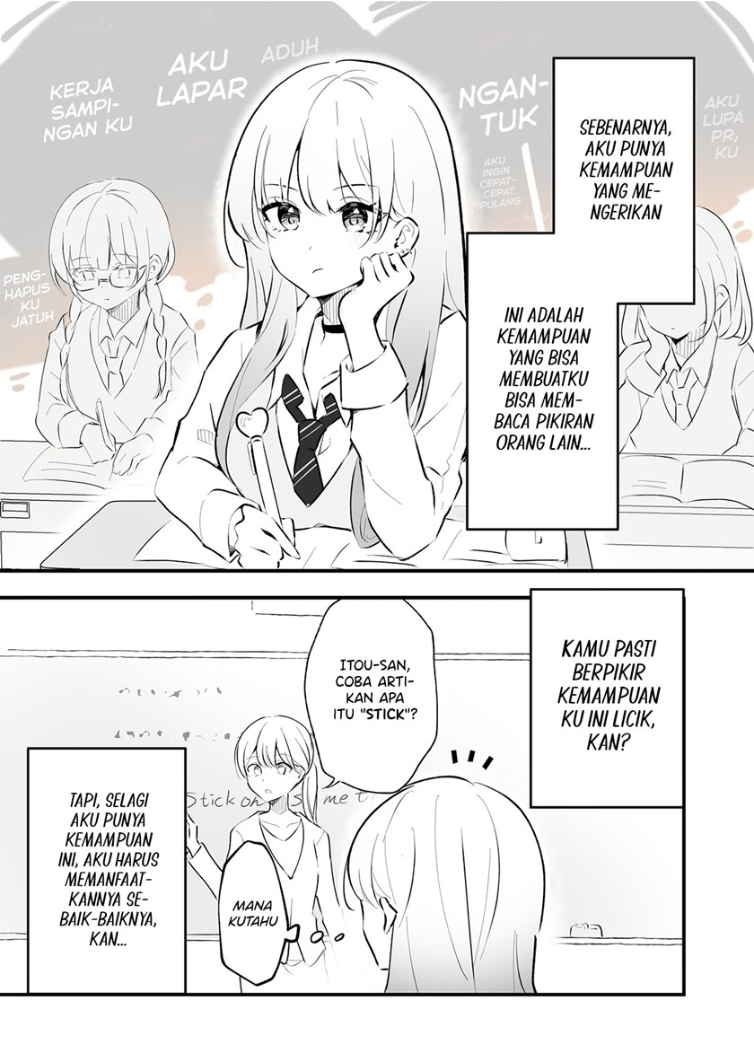 The Girl Who Can Read The Mind of The One Sitting Next to Her chapter 0