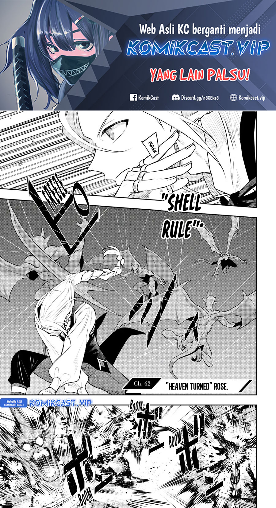 A Court Magician, Who Was Focused On Supportive Magic Because His Allies Were Too Weak, Aims To Become The Strongest After Being Banished Chapter 62 Bahasa Indonesia