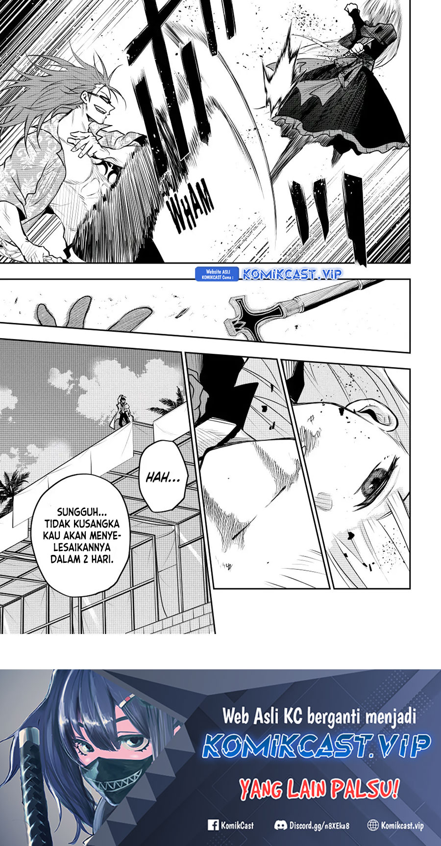 A Court Magician, Who Was Focused On Supportive Magic Because His Allies Were Too Weak, Aims To Become The Strongest After Being Banished Chapter 62 Bahasa Indonesia