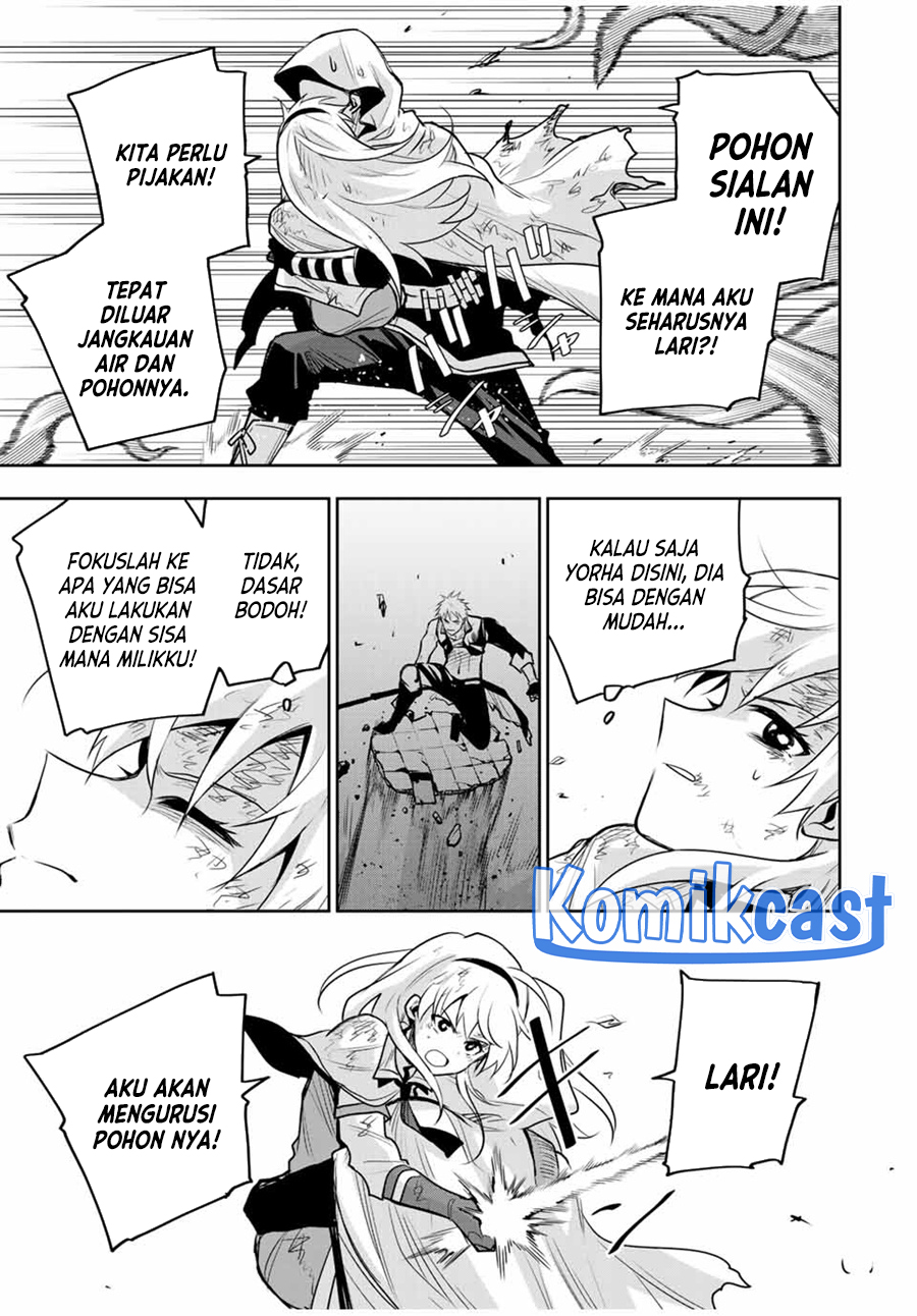 A Court Magician, Who Was Focused On Supportive Magic Because His Allies Were Too Weak, Aims To Become The Strongest After Being Banished Chapter 134 Bahasa Indonesia