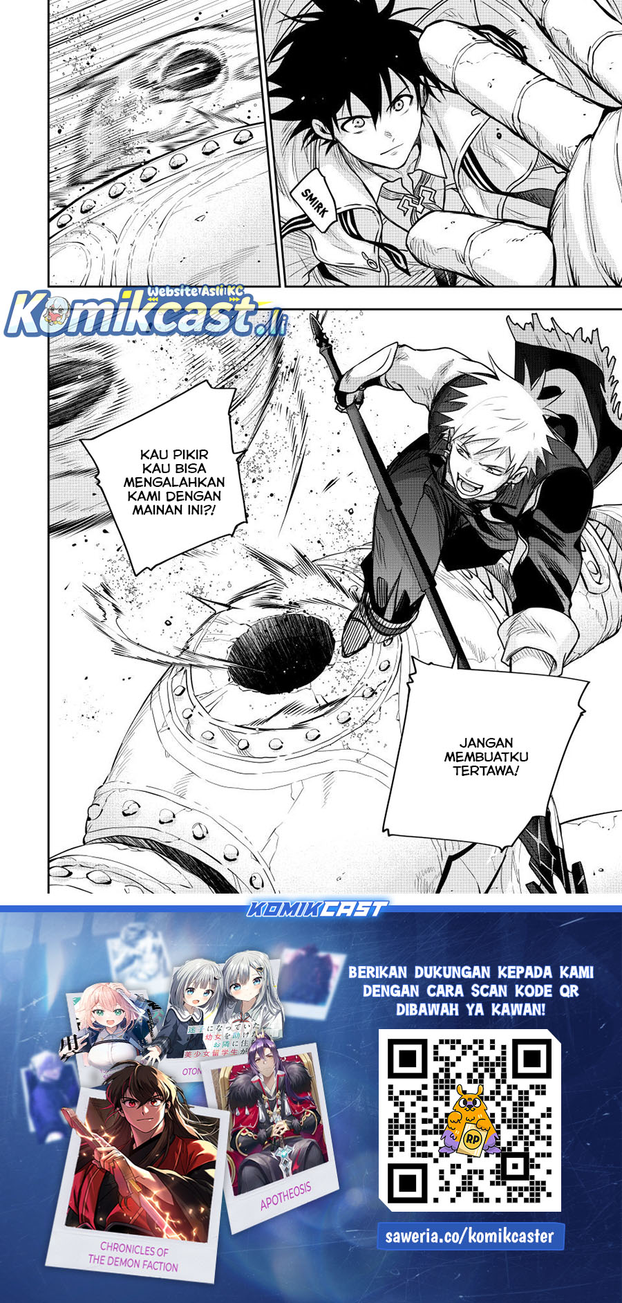 A Court Magician, Who Was Focused On Supportive Magic Because His Allies Were Too Weak, Aims To Become The Strongest After Being Banished Chapter 160 Bahasa Indonesia
