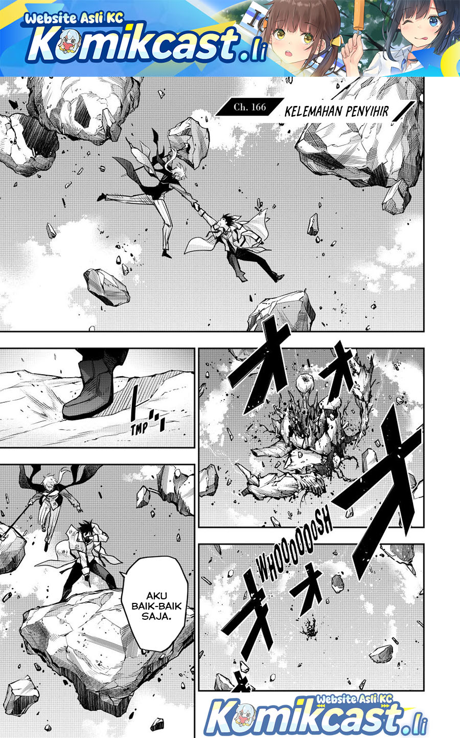A Court Magician, Who Was Focused On Supportive Magic Because His Allies Were Too Weak, Aims To Become The Strongest After Being Banished Chapter 166 Bahasa Indonesia