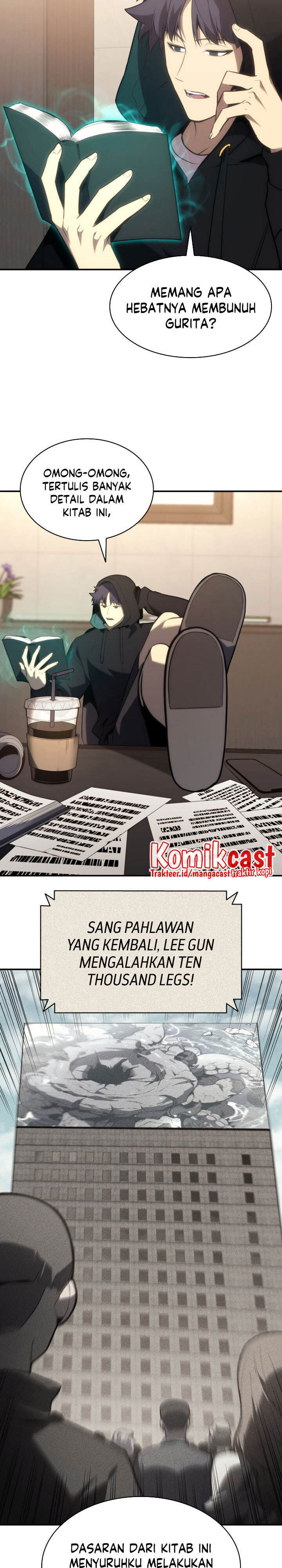 A Disaster-Class Hero Has Returned Chapter 42 Bahasa Indonesia