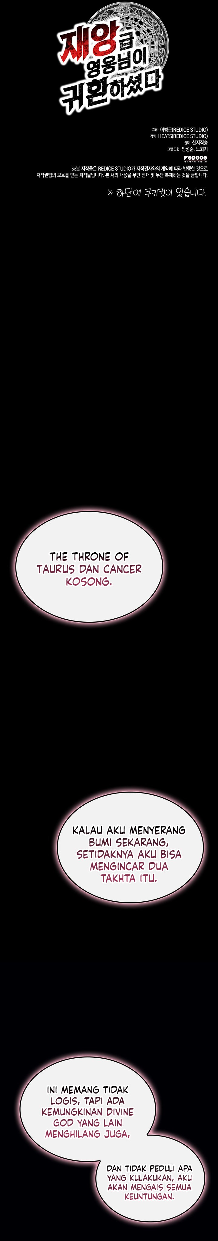 A Disaster-Class Hero Has Returned Chapter 157 Bahasa Indonesia