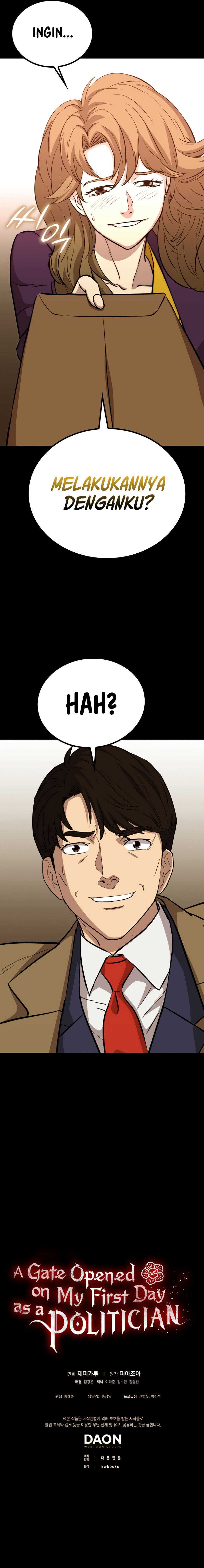 A Gate Opened On My First Day As A Politician Chapter 36 Bahasa Indonesia