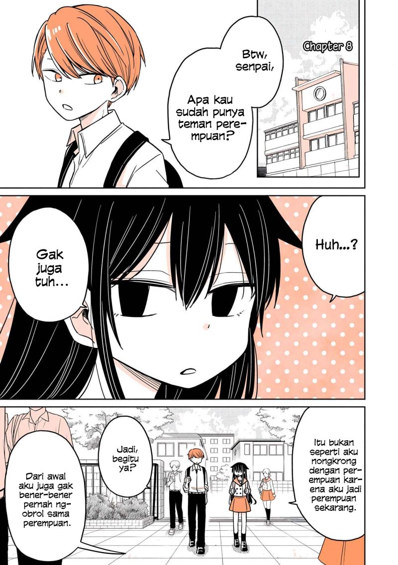 A Lazy Guy Woke Up as a Girl One Morning Chapter 08 Bahasa Indonesia