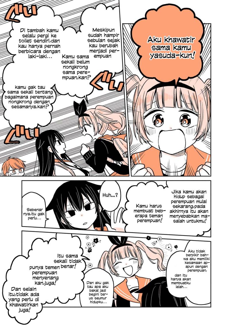 A Lazy Guy Woke Up as a Girl One Morning Chapter 08 Bahasa Indonesia