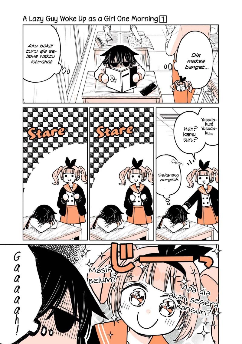 A Lazy Guy Woke Up as a Girl One Morning Chapter 08 Bahasa Indonesia