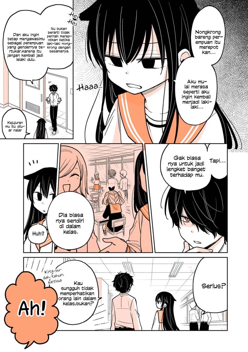 A Lazy Guy Woke Up as a Girl One Morning Chapter 08 Bahasa Indonesia