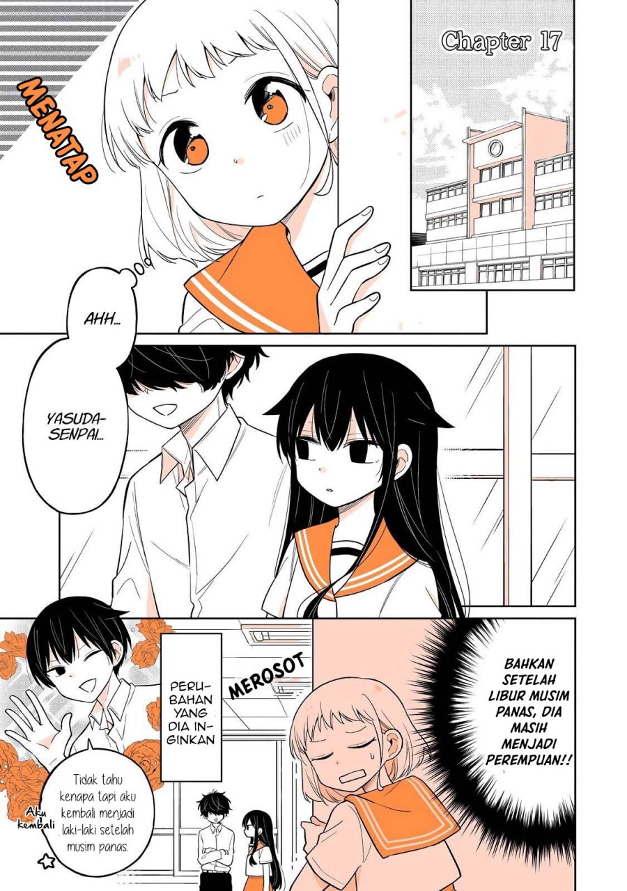 A Lazy Guy Woke Up as a Girl One Morning Chapter 17 Bahasa Indonesia