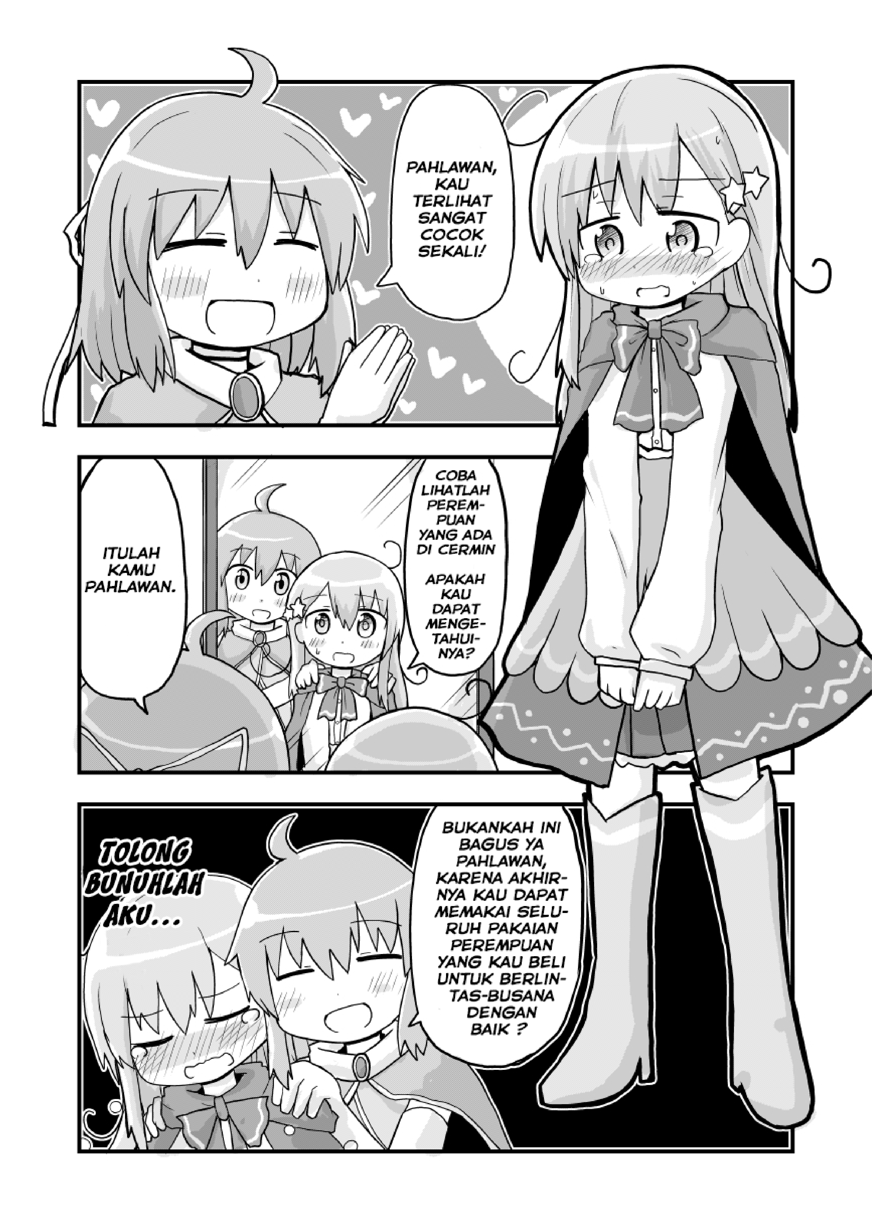 A Manga About a Hero Who Pulled Out the Holy Sword and Became a Girl Chapter 02 Bahasa Indonesia
