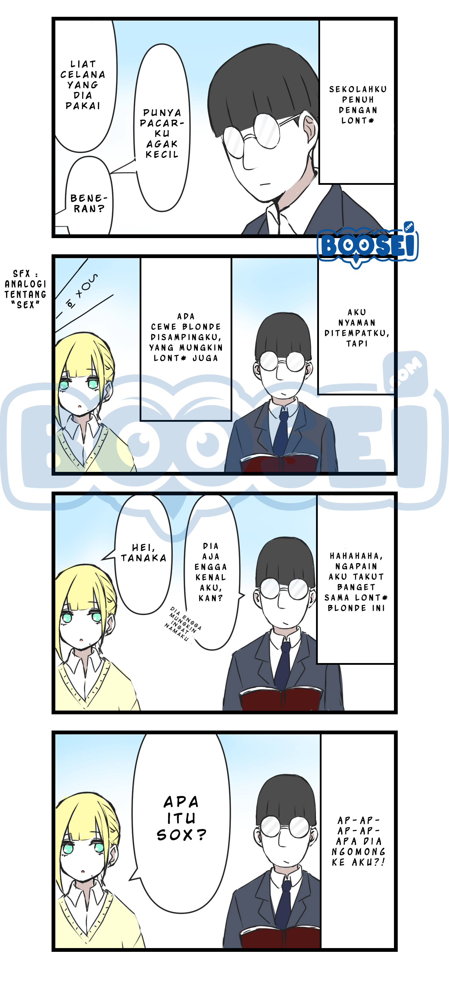 A Story About a Blonde Virgin Girl Who Acquires Sexual Knowledge chapter 1