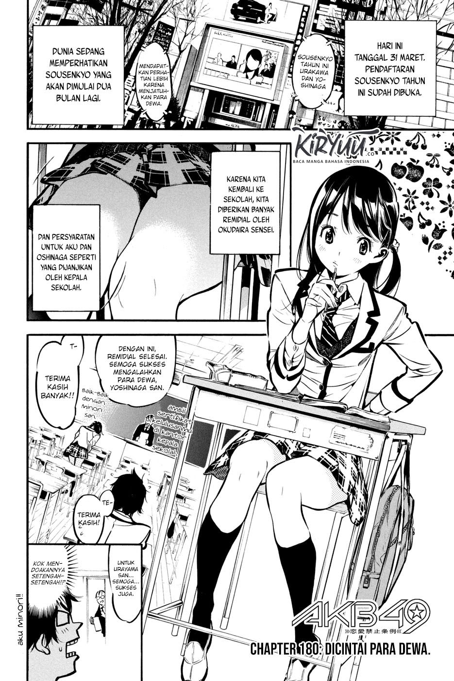 AKB49 Chapter 180 Bahasa Indonesia
