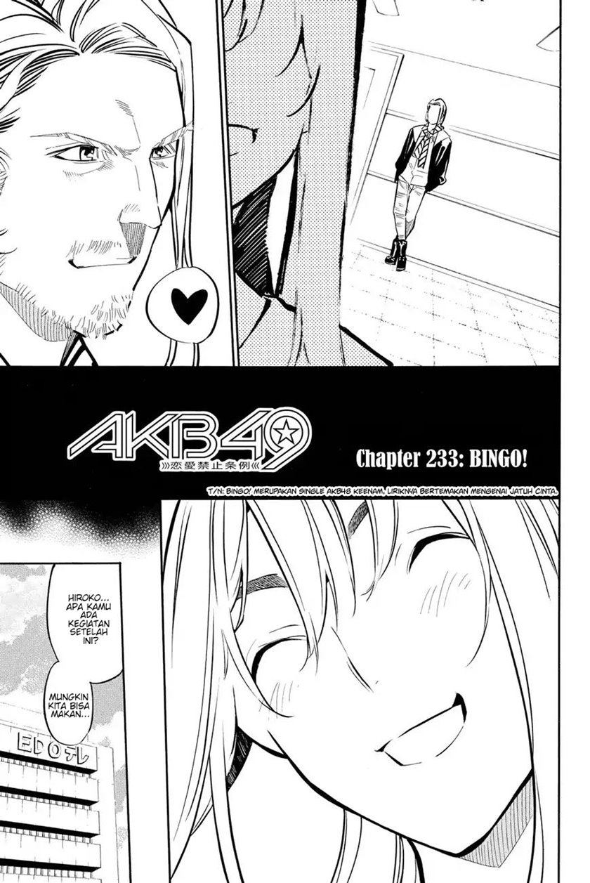 AKB49 Chapter 233 Bahasa Indonesia