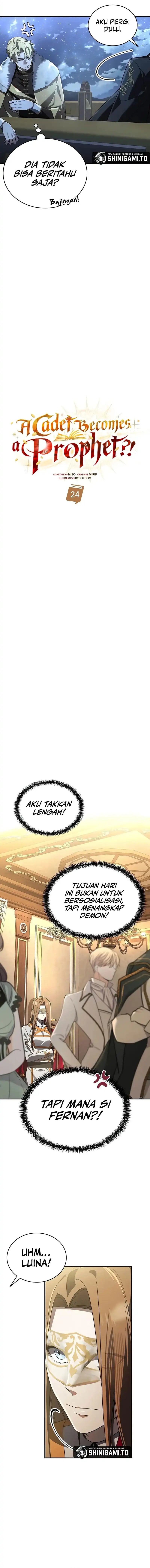 A Cadet Becomes A Prophet?! chapter 24