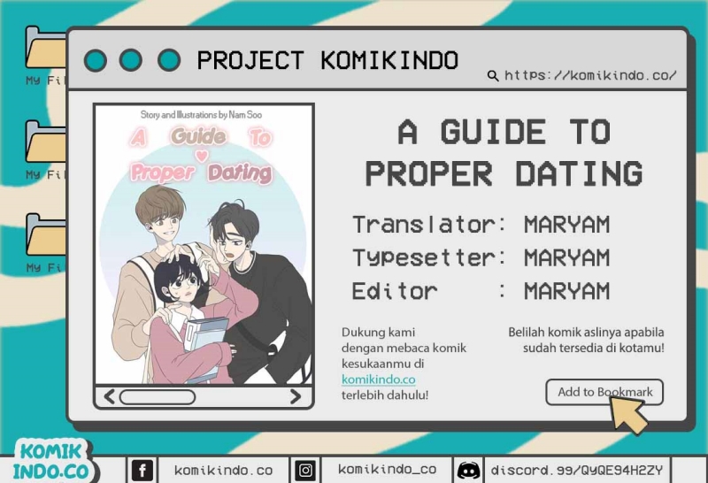 A Guide to Proper Dating Chapter 20 Bahasa Indonesia