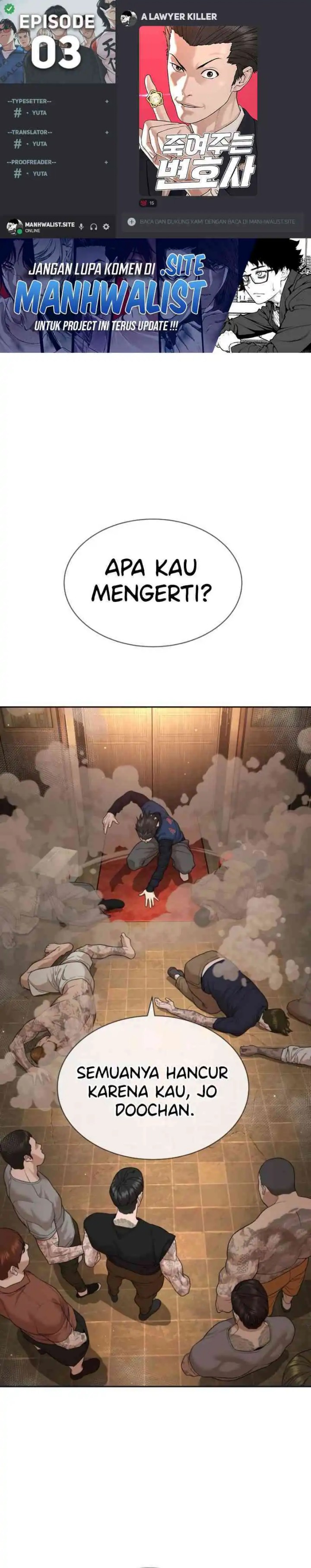 A Lawyer Killler (Killer Lawyer) Chapter 03 Bahasa Indonesia