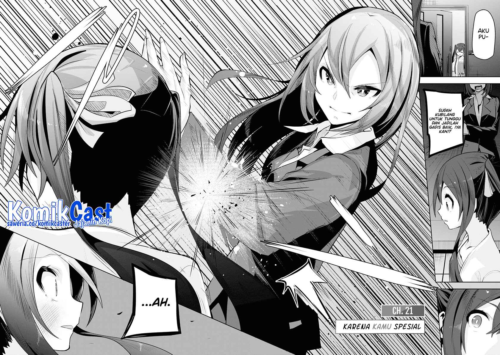 A Neat and Pretty Girl at My New School Is a Childhood Friend Who I Used To Play With Thinking She Was a Boy Chapter 21 Bahasa Indonesia