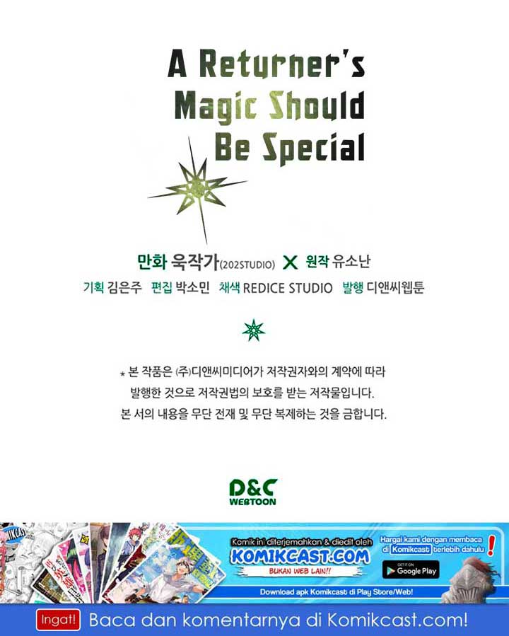 A Returner’s Magic Should Be Special Chapter 69 Bahasa Indonesia