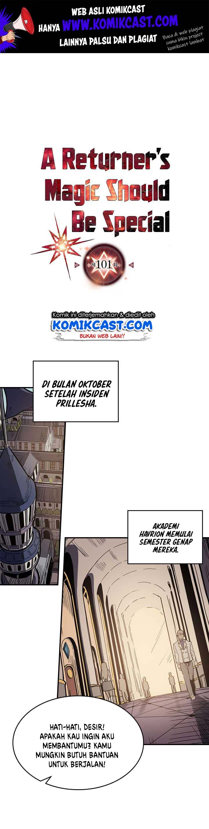 A Returner’s Magic Should Be Special chapter 101