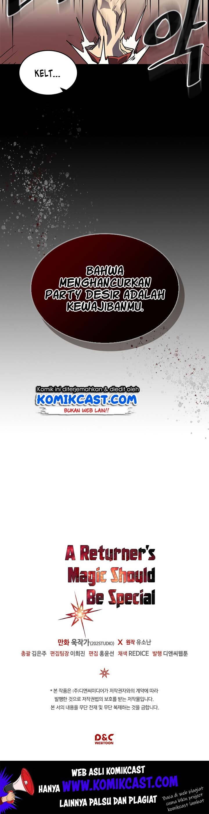 A Returner’s Magic Should Be Special Chapter 104 Bahasa Indonesia