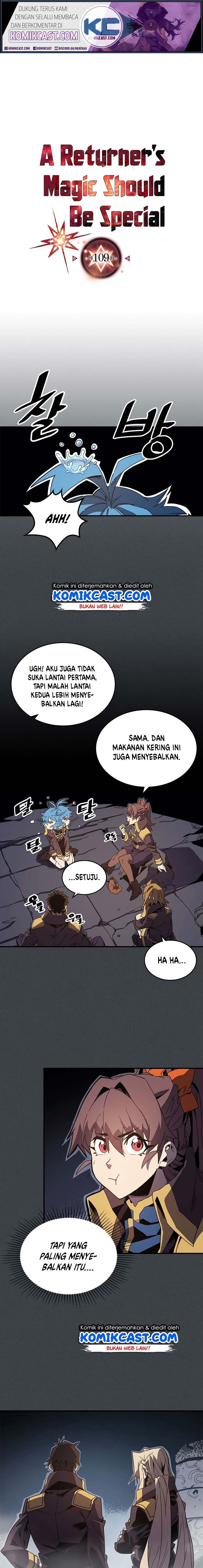 A Returner’s Magic Should Be Special Chapter 109 Bahasa Indonesia