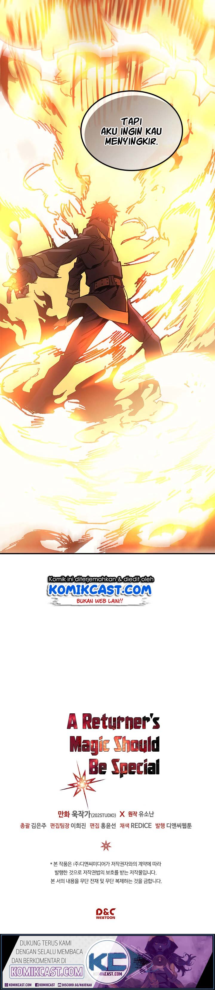 A Returner’s Magic Should Be Special Chapter 109 Bahasa Indonesia