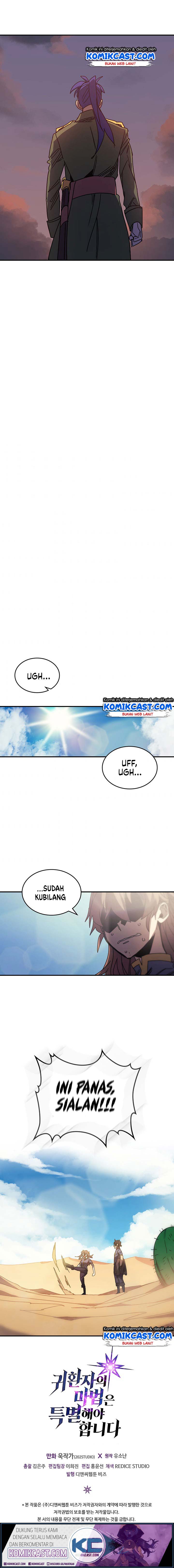 A Returner’s Magic Should Be Special Chapter 125 Bahasa Indonesia