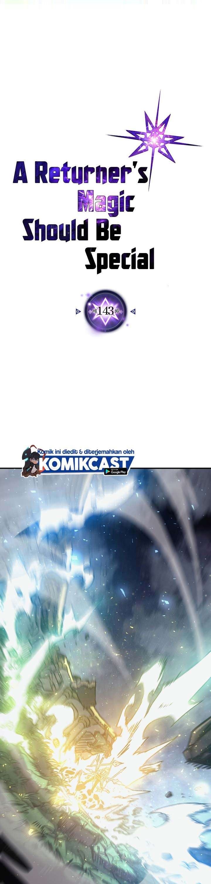 A Returner’s Magic Should Be Special chapter 143