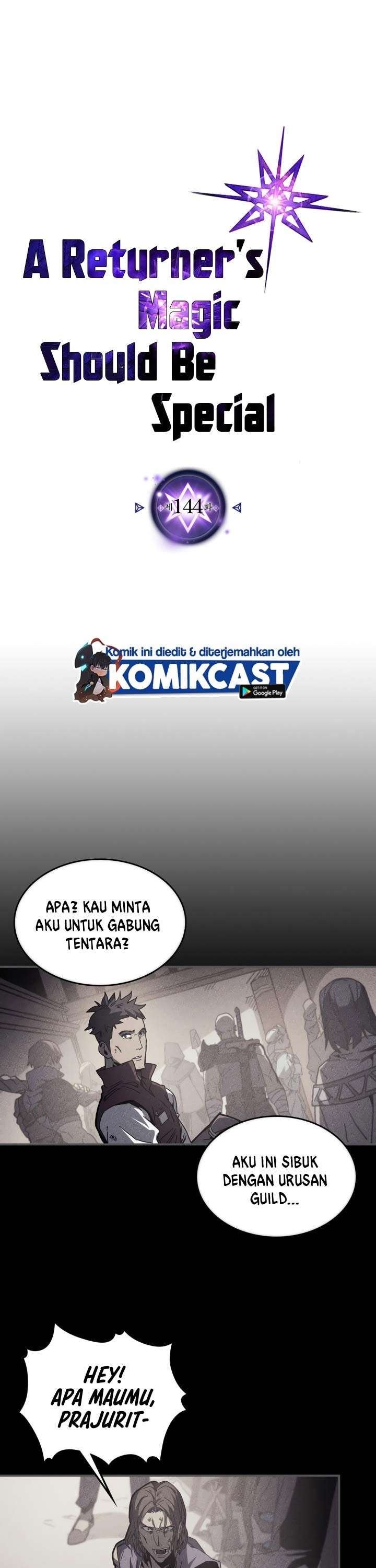A Returner’s Magic Should Be Special Chapter 144 Bahasa Indonesia