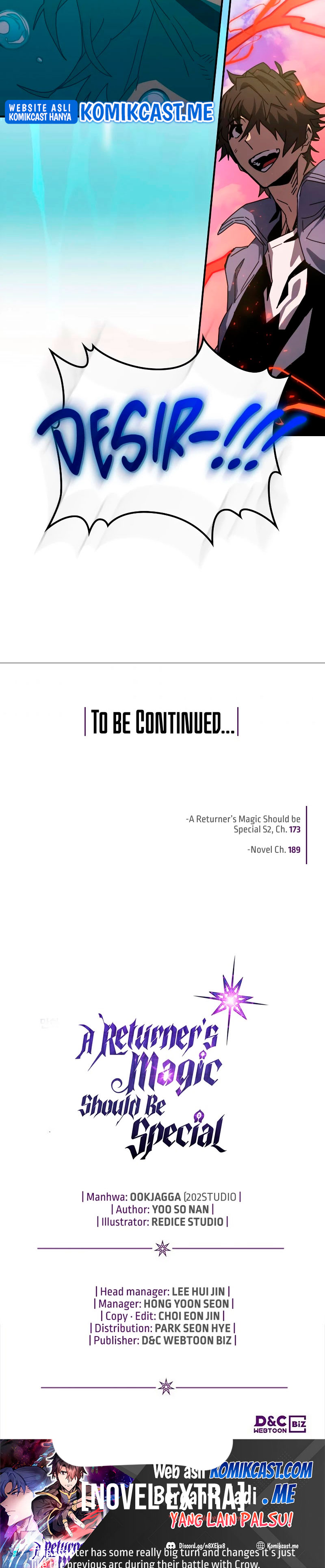 A Returner’s Magic Should Be Special chapter 173