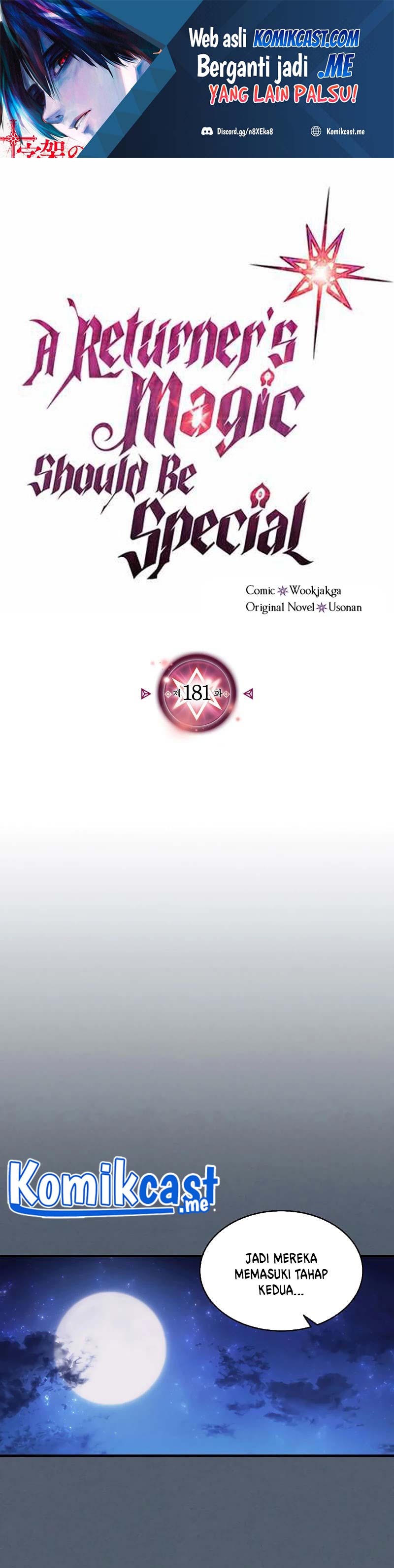 A Returner’s Magic Should Be Special Chapter 181 Bahasa Indonesia