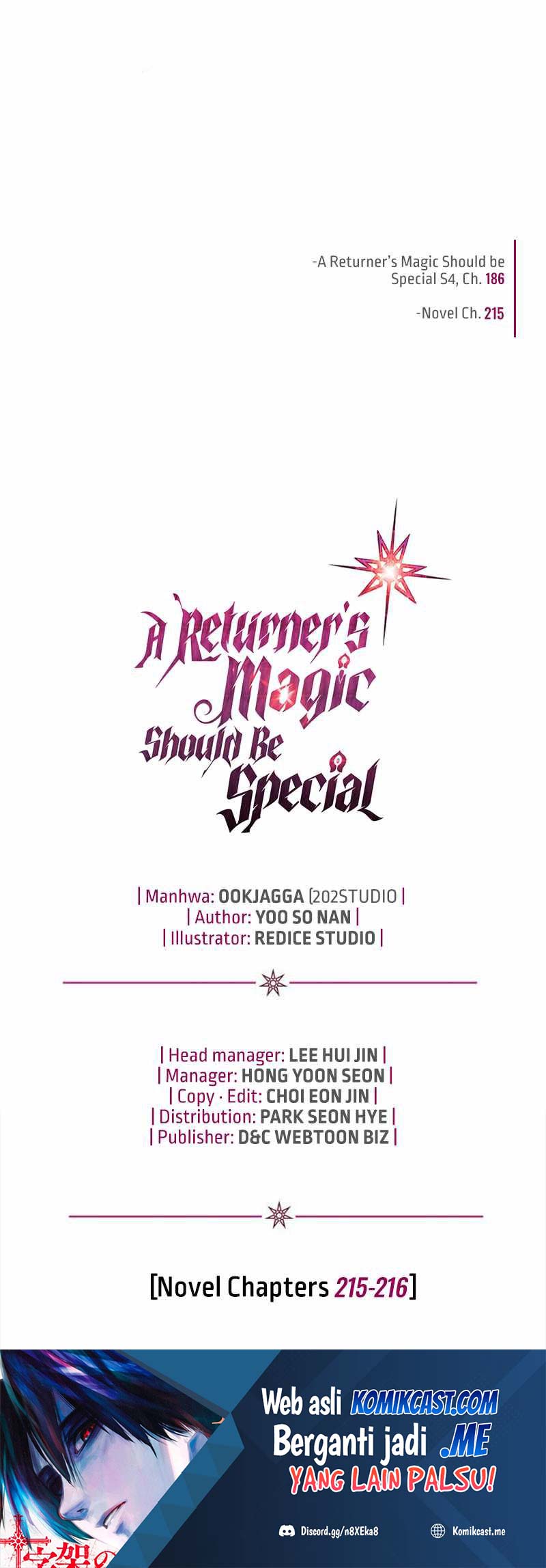 A Returner’s Magic Should Be Special chapter 186