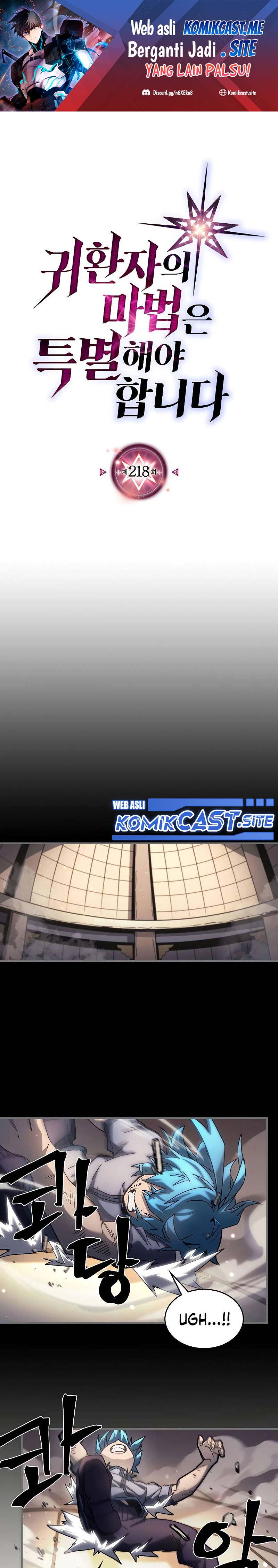 A Returner’s Magic Should Be Special Chapter 218 Bahasa Indonesia