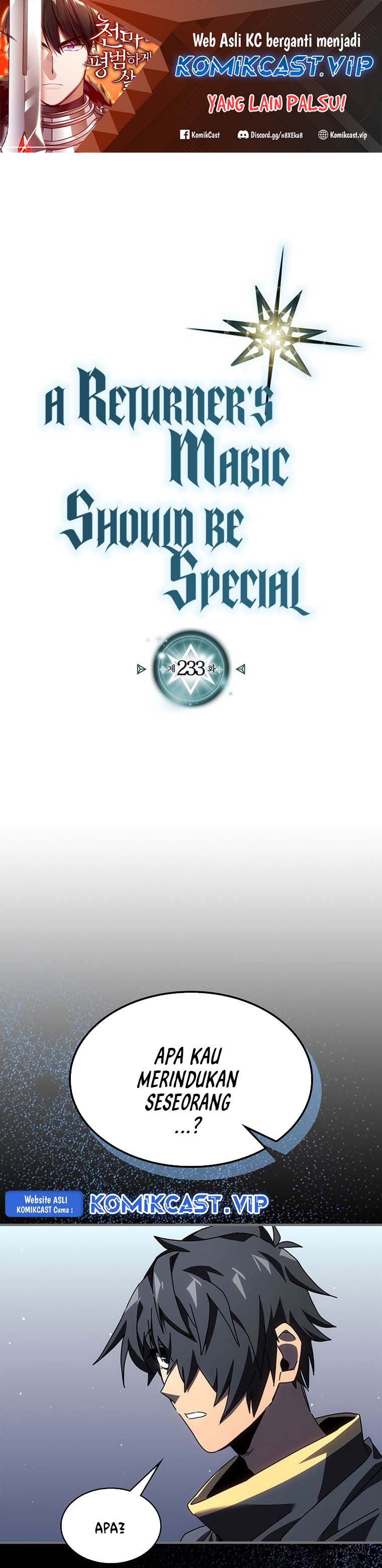 A Returner’s Magic Should Be Special chapter 233