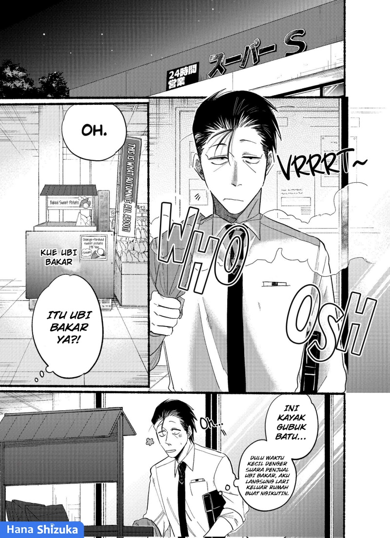 A Story About Smoking at the Back of the Supermarket (Super no Ura de Yani Suu Futari) Chapter 22.2 Bahasa Indonesia