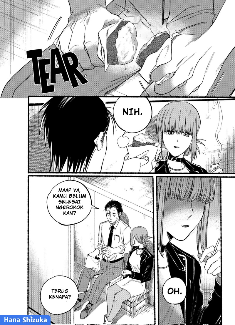 A Story About Smoking at the Back of the Supermarket (Super no Ura de Yani Suu Futari) Chapter 22.2 Bahasa Indonesia