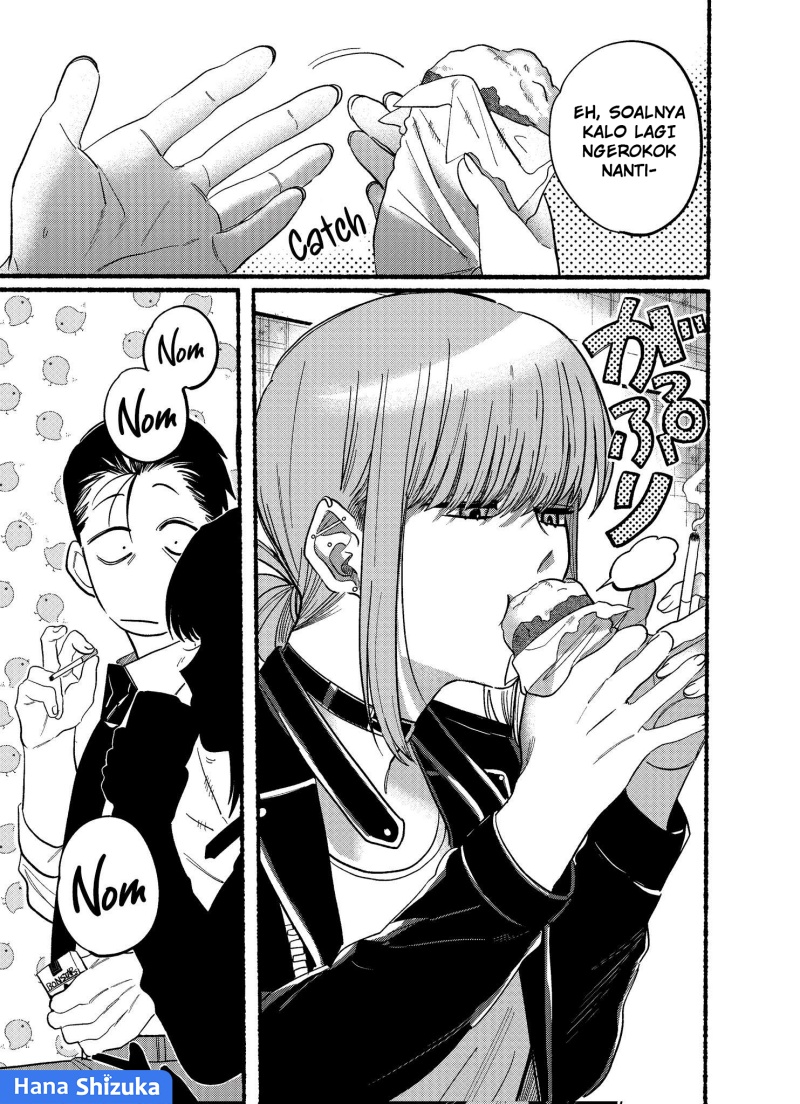 A Story About Smoking at the Back of the Supermarket (Super no Ura de Yani Suu Futari) Chapter 22.2 Bahasa Indonesia
